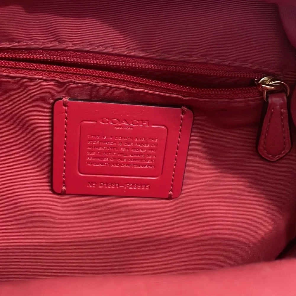 Coach True Red Charlie Backpack